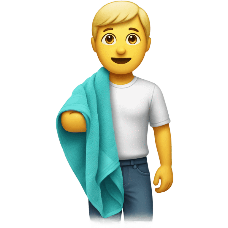 towel on hand emoji