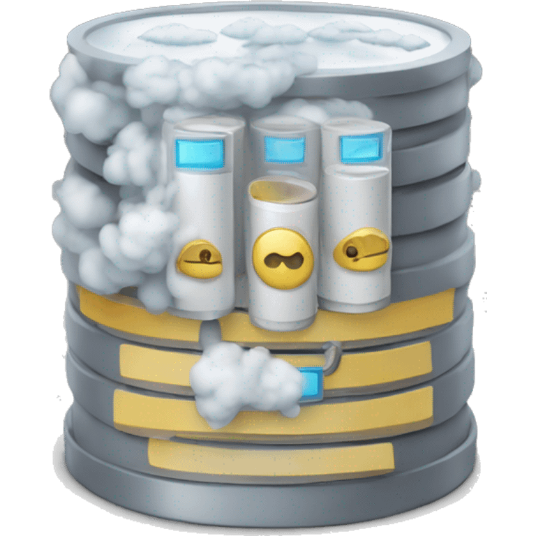 database on cloud emoji