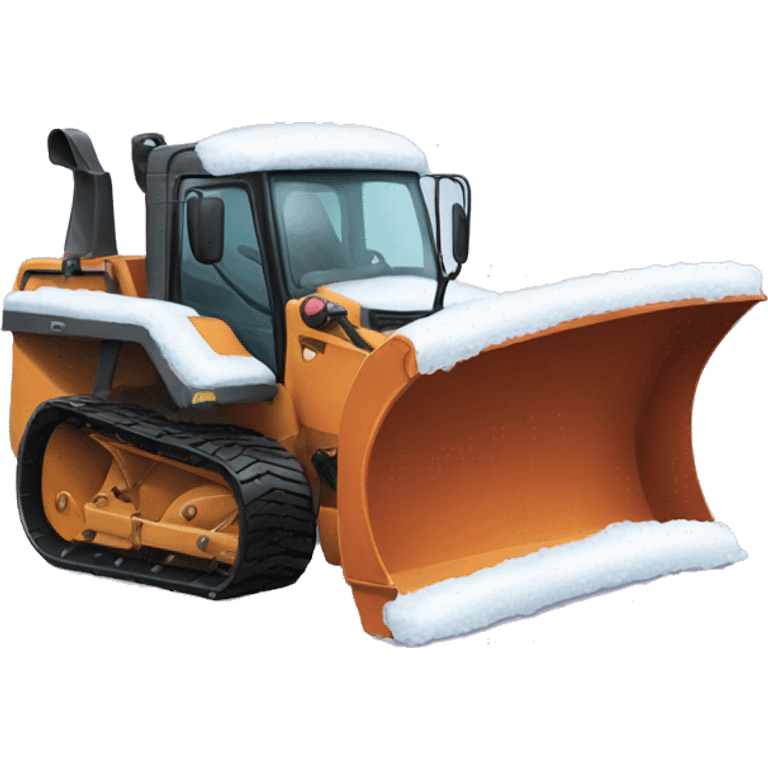 cartoon snow plow emoji