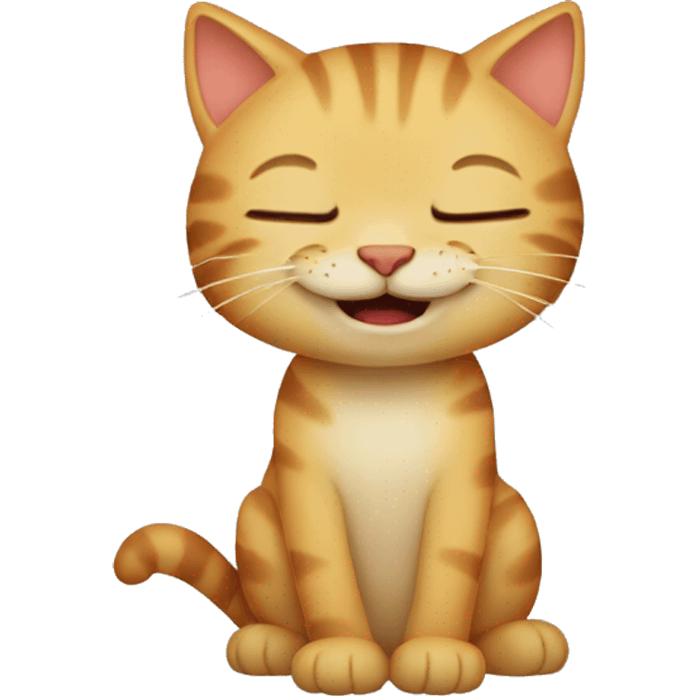 gatito riendo emoji