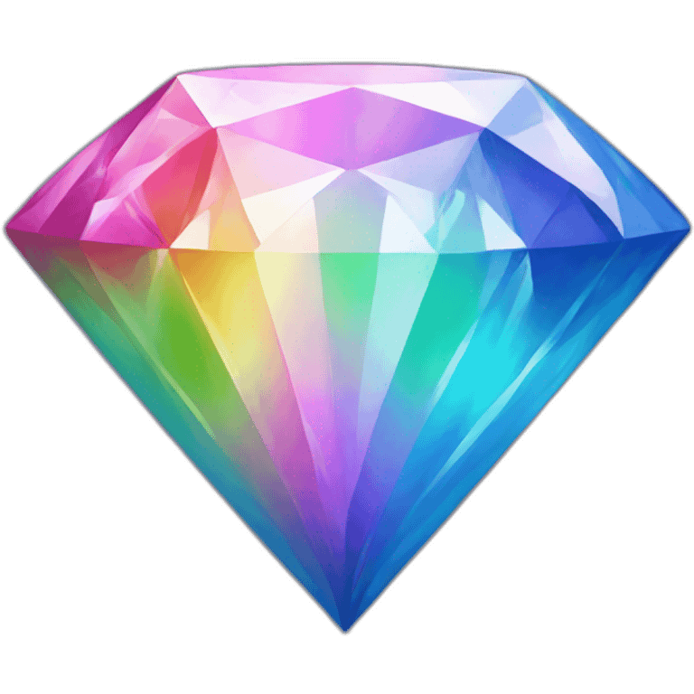 Rainbow diamond  emoji