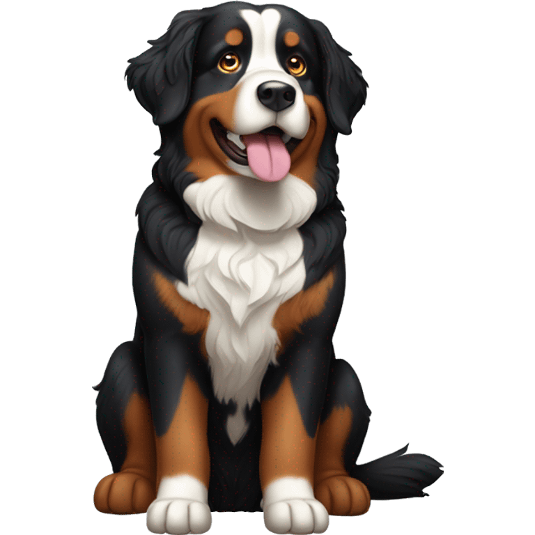 Bernese Mountain Dog emoji