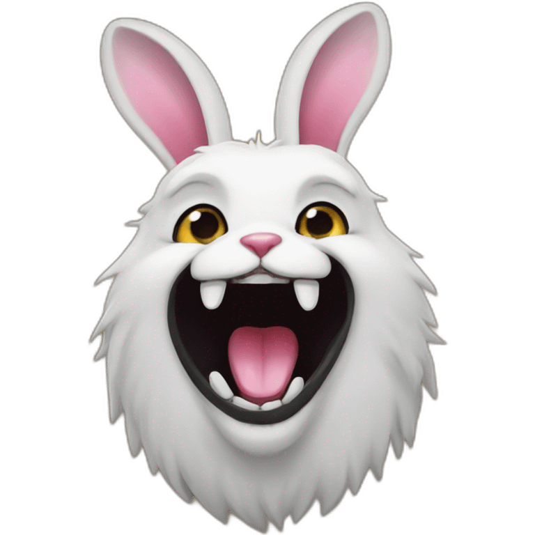 Bunnicula has fangs emoji