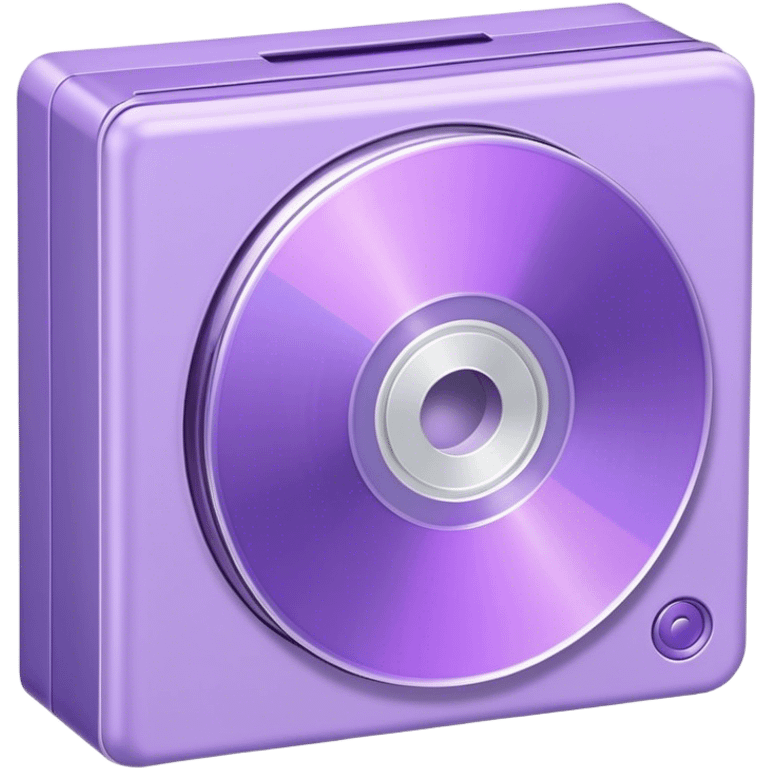 aesthetically pleasing CD game box in lavender color emoji