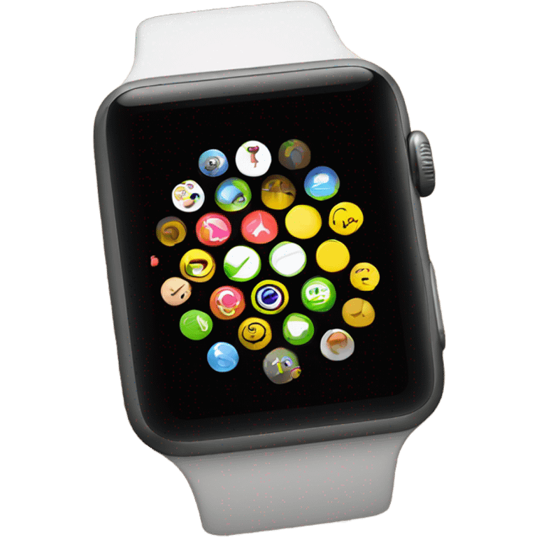 apple watch on the hand emoji