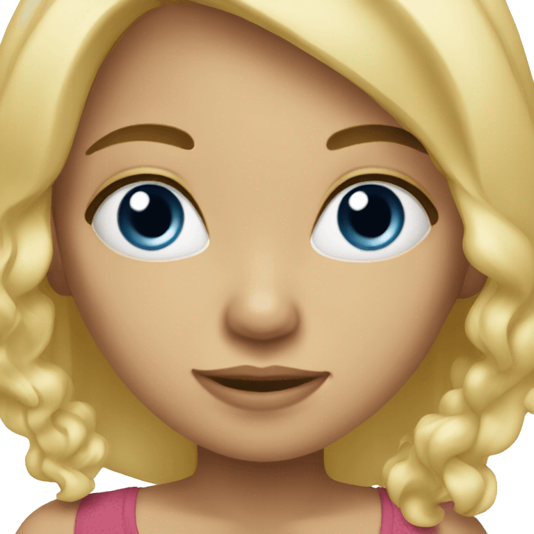 Girl blond emoji