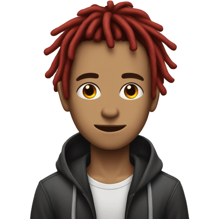 Slender Young man with some red dreads emoji