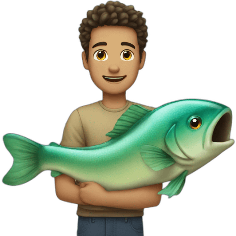 Jonah inside the big fish emoji