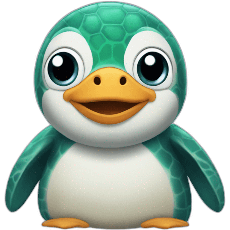 Sea Turtle penguin emoji