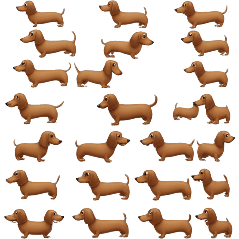 Wiener dog emoji