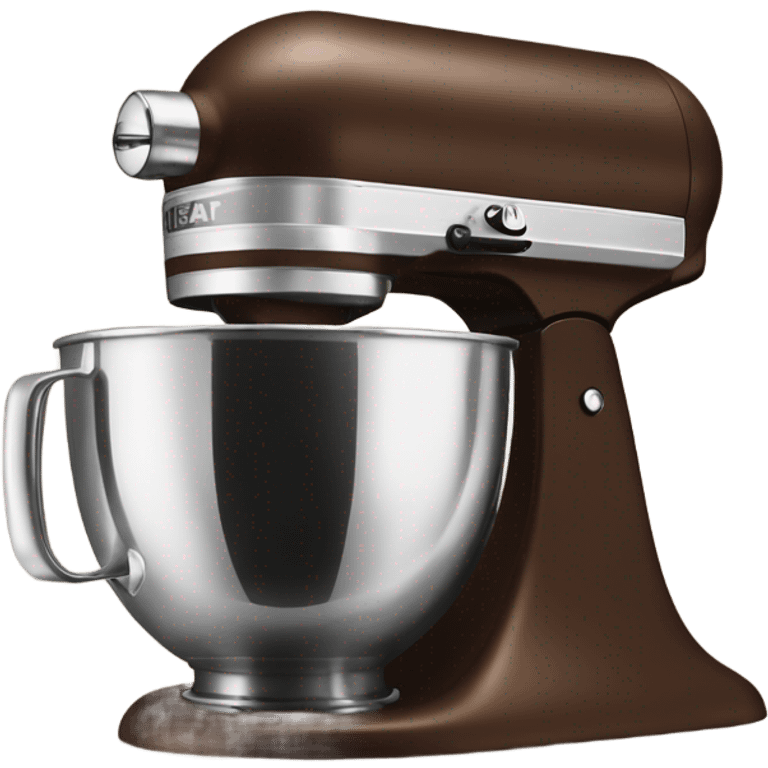 Kitchen Aid mixer brown emoji