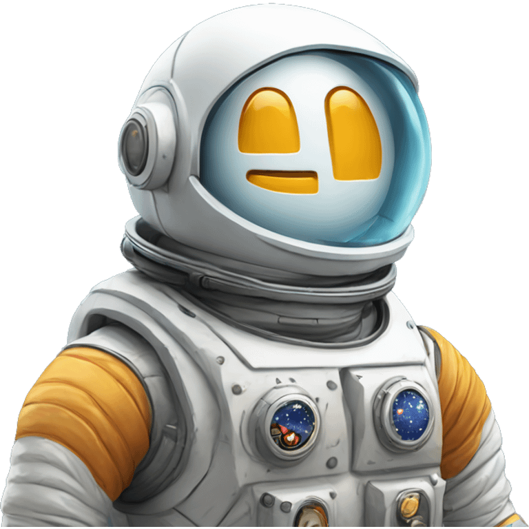 small bitcoin robot moon profit astronaut emoji