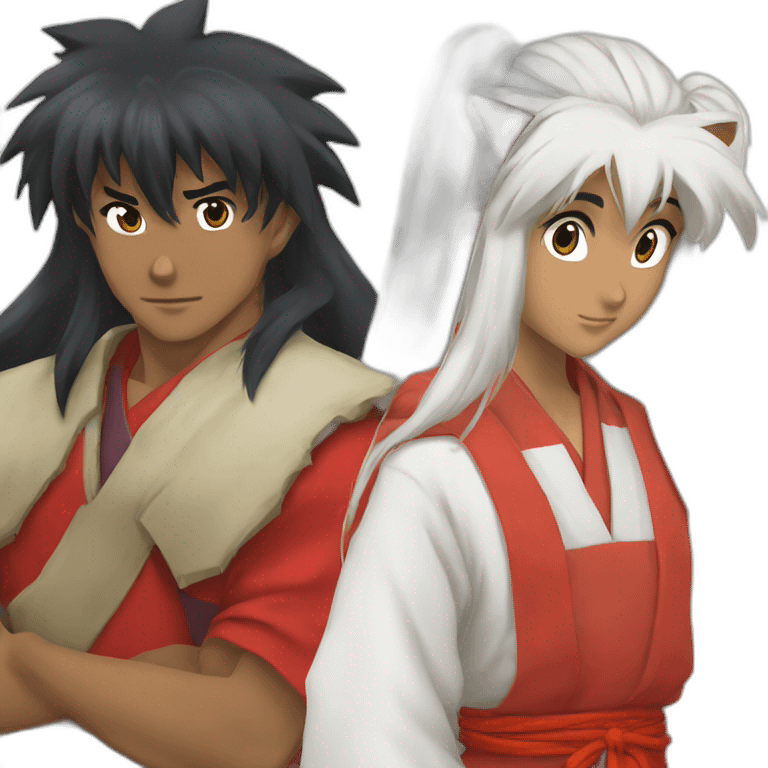 Inuyasha and Kagone emoji