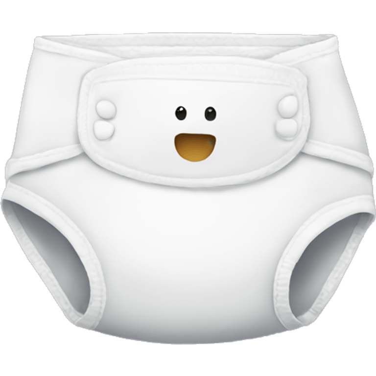 white diaper emoji