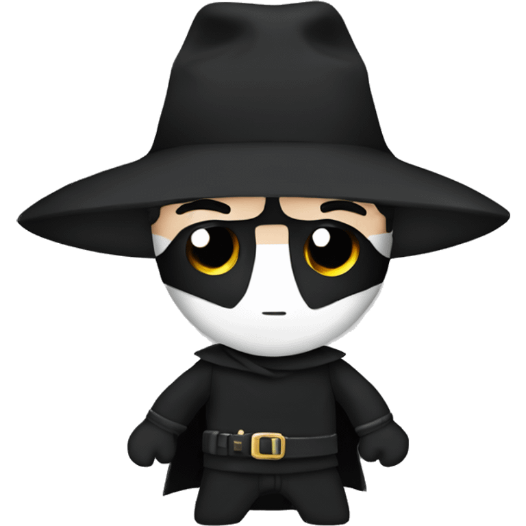 El zorro animal vestido de ninja emoji