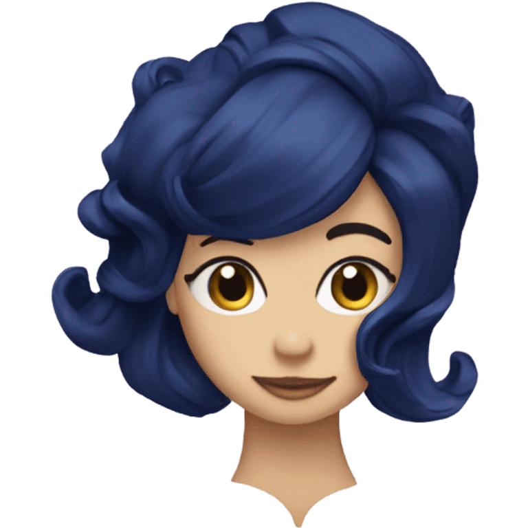 Navy blue clip emoji