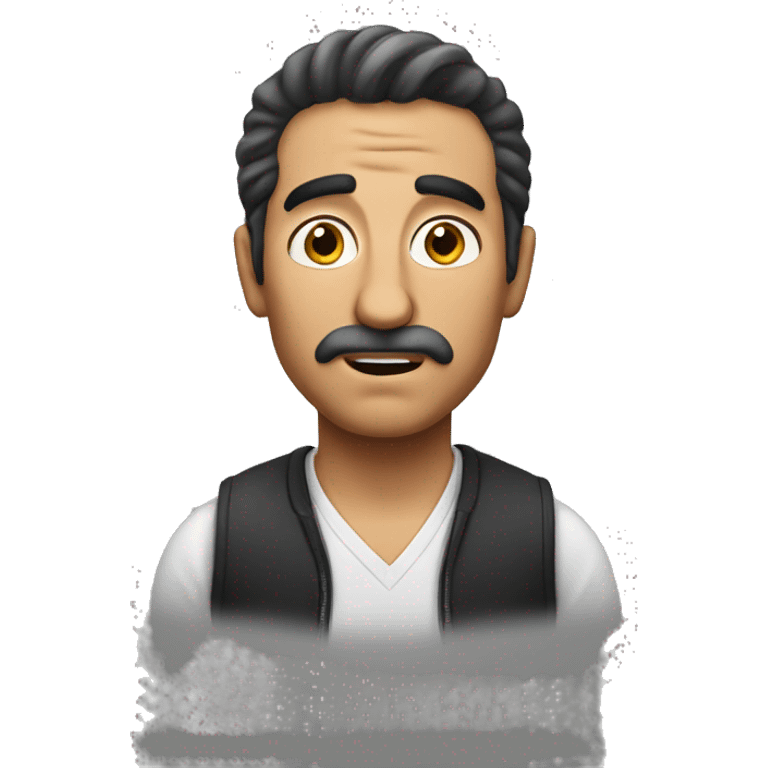 Turkish man have a surprised  emoji