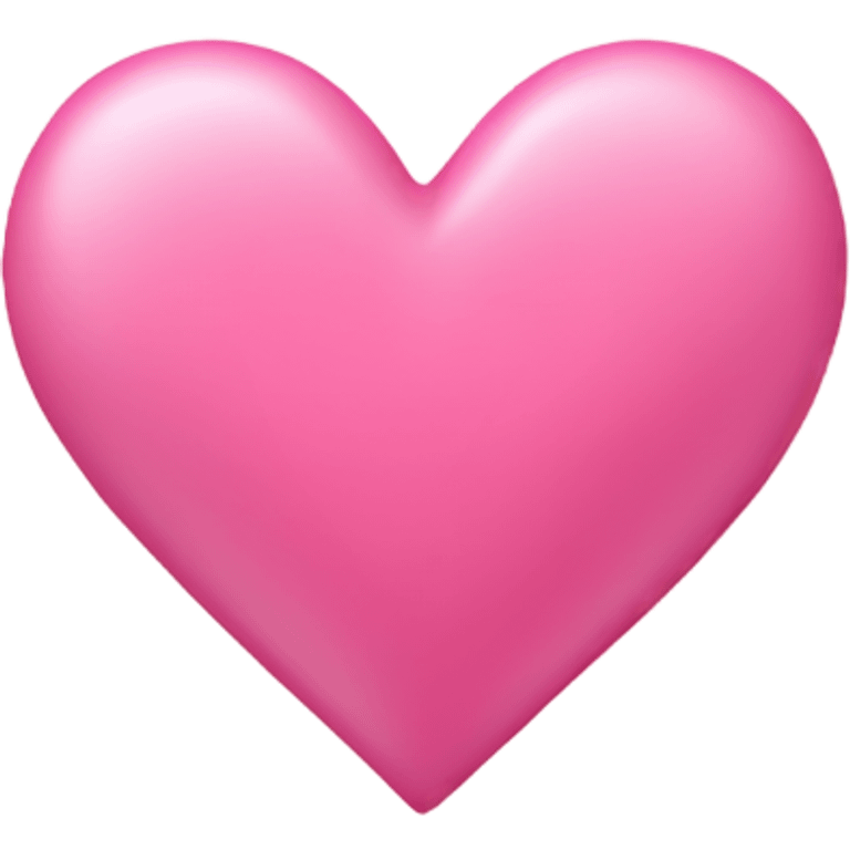 A pink heart that says i love you in it  emoji