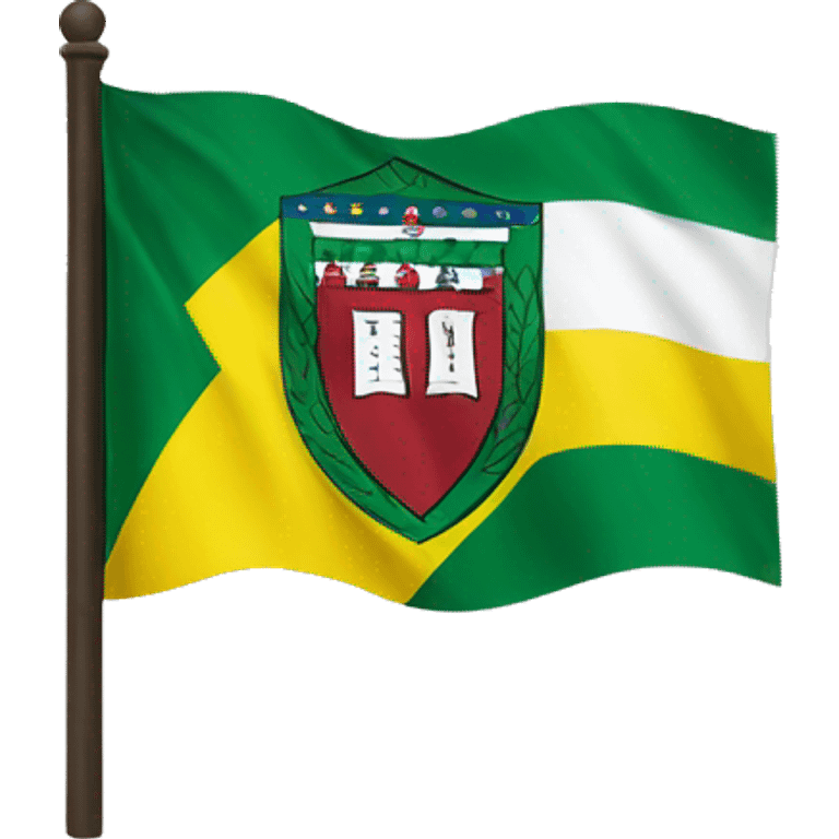 Stanford University logo with Brazil flag emoji