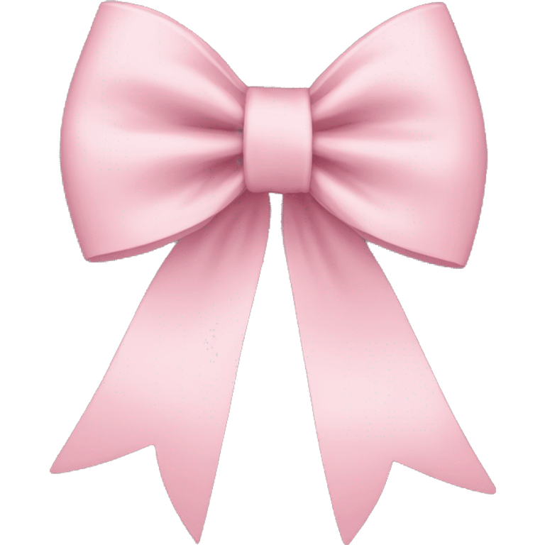 Light pink bow emoji