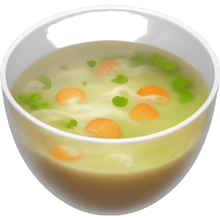  Soup sloshing in a clear bowl  emoji