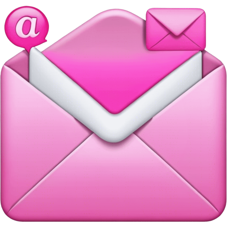 pink email emoji