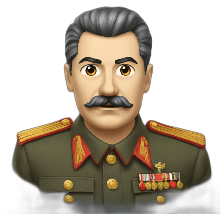 Stalin fait un salut militaire  emoji