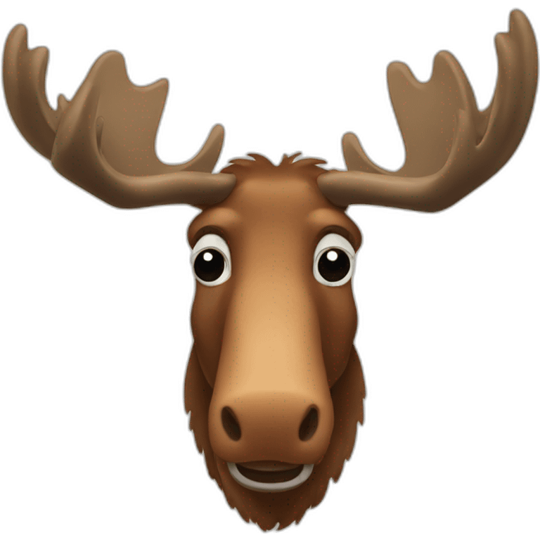 moose face emoji