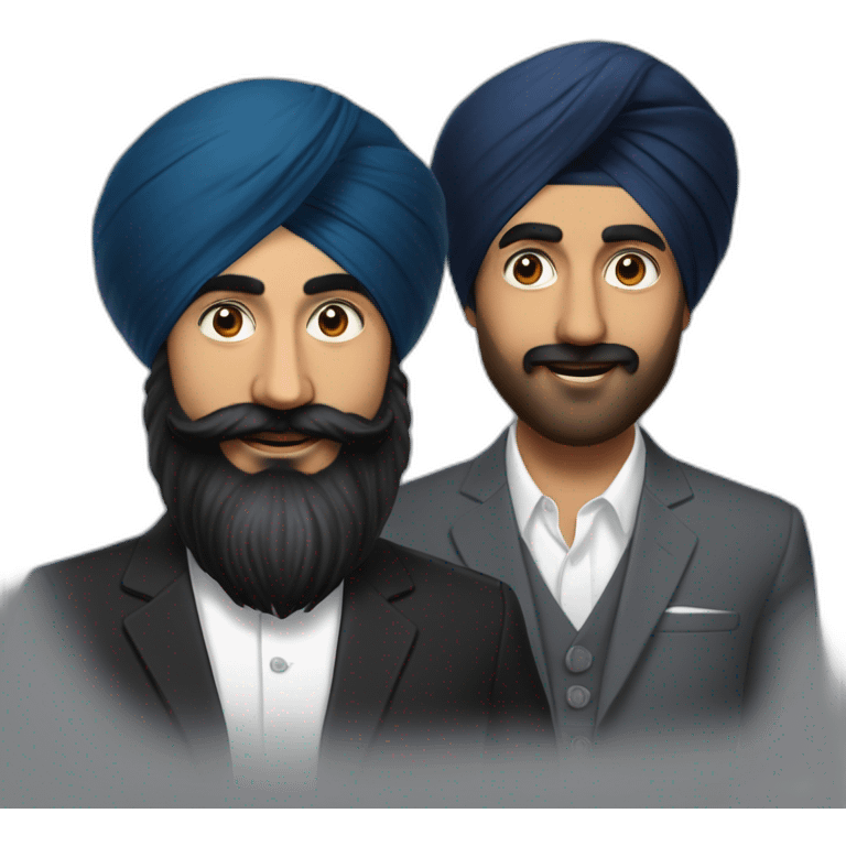 jagmeet singh with Rushikesh mahajan emoji