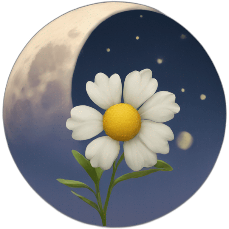 Flower moon emoji