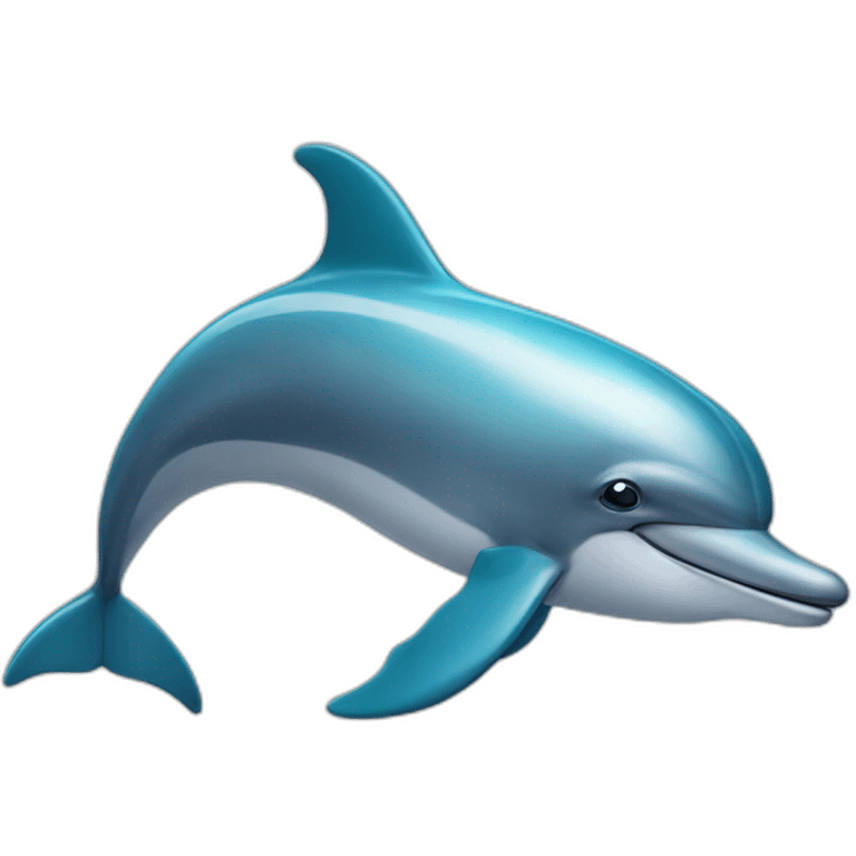 a dolphin face emoji