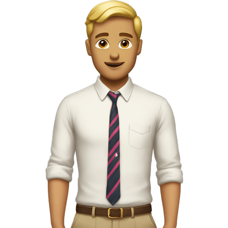 A preppy emoji emoji