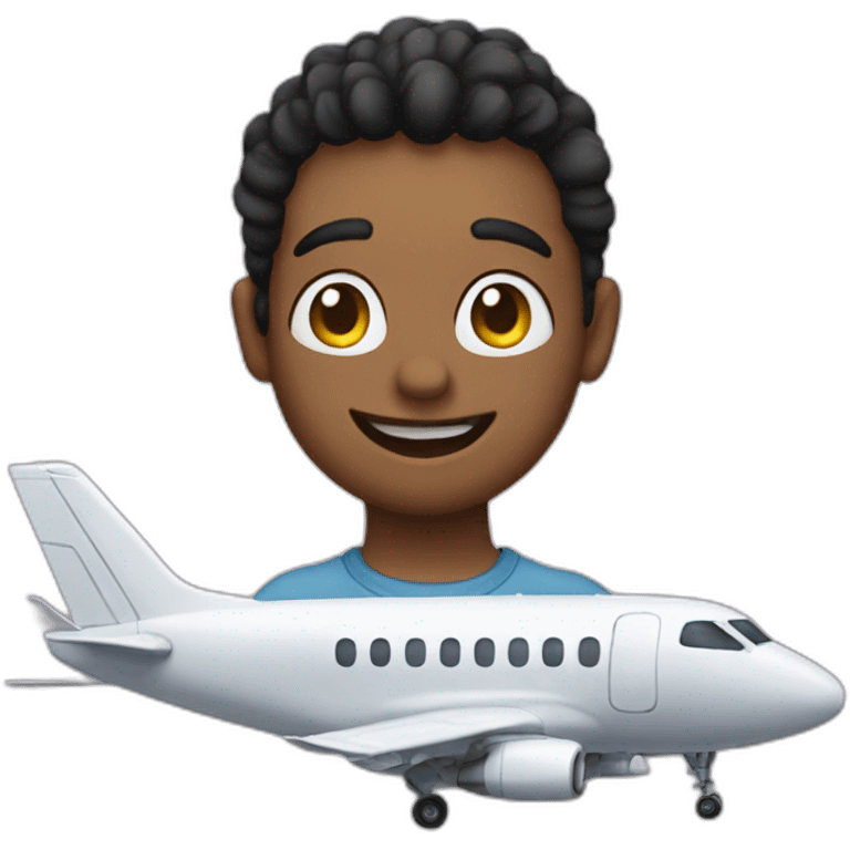 skyler the smiley plane emoji