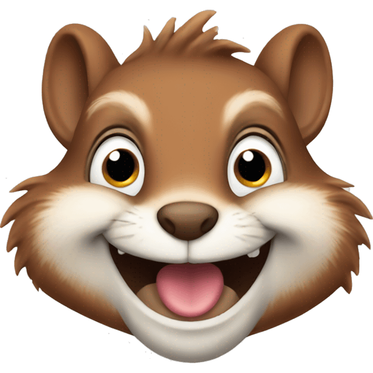 happy  squirrel emoji