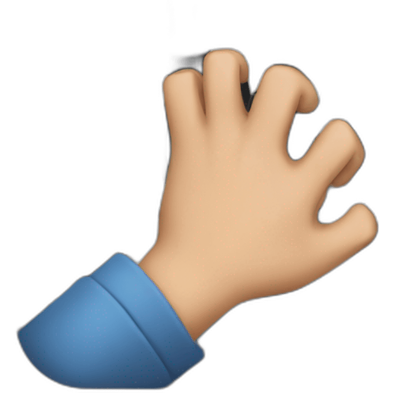 a person cracking their knuckles in front of a keyboard emoji