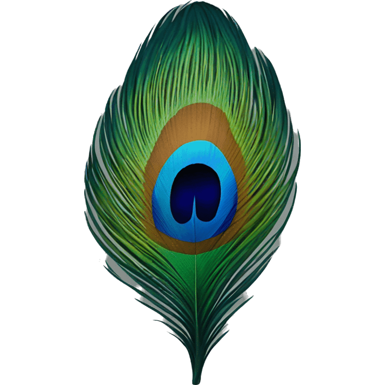 Peacock feather  emoji