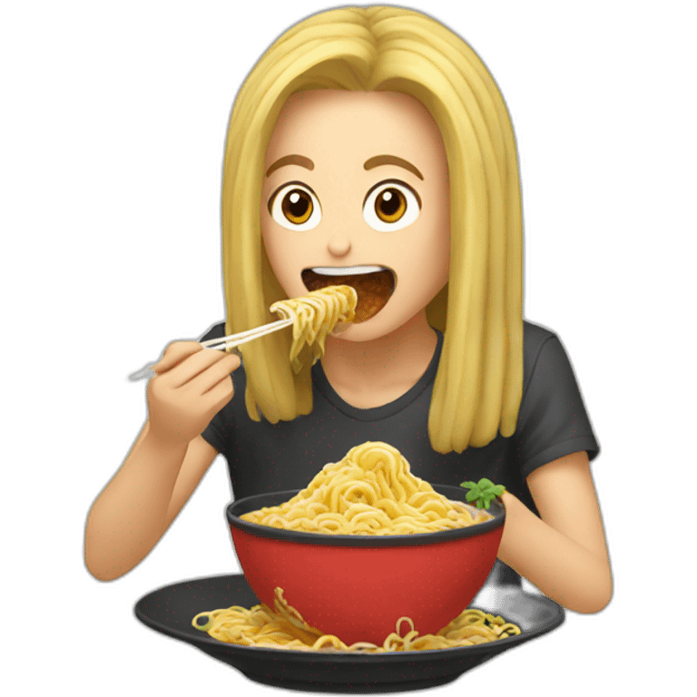 eating ramen emoji