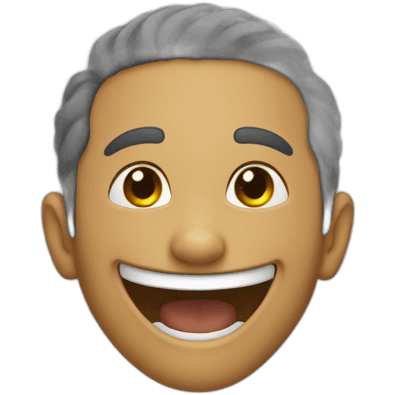 Reza laughing emoji