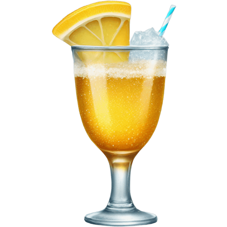 a golden cocktail lightly sprinkled by sea salt flakes emoji