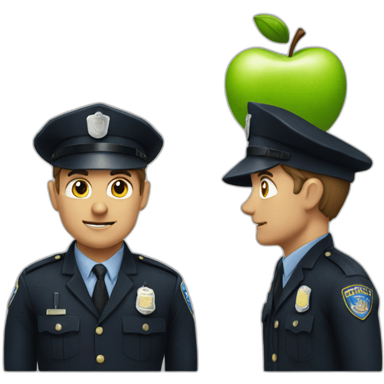 Apple cop  emoji