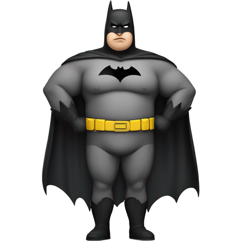 A really fat batman emoji