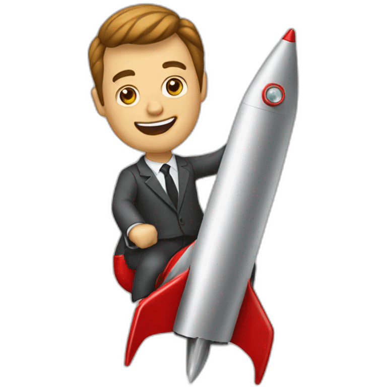 suit-man-ridding-rocket emoji