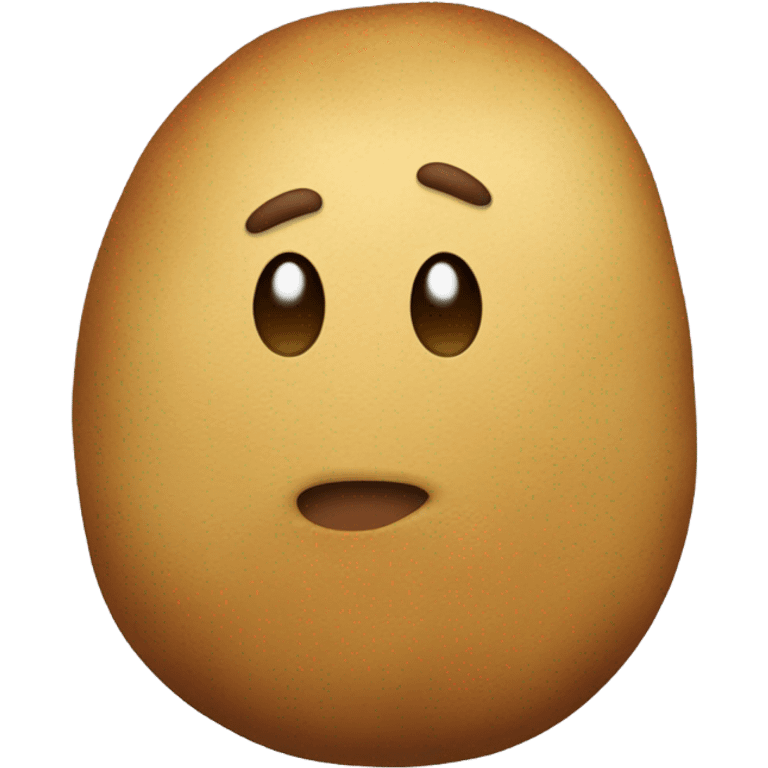 potato emoji no face emoji