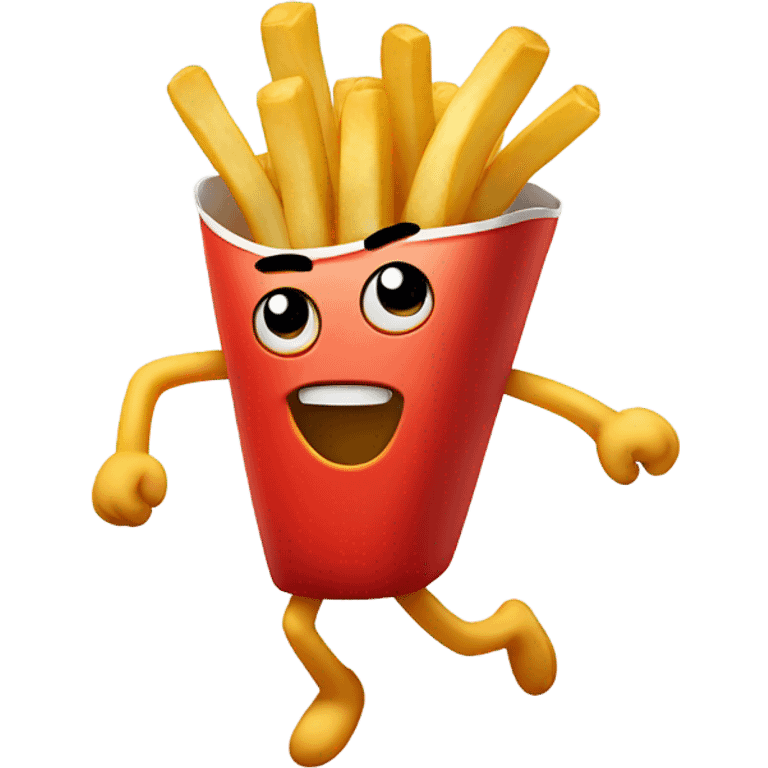 Dancing French fries emoji