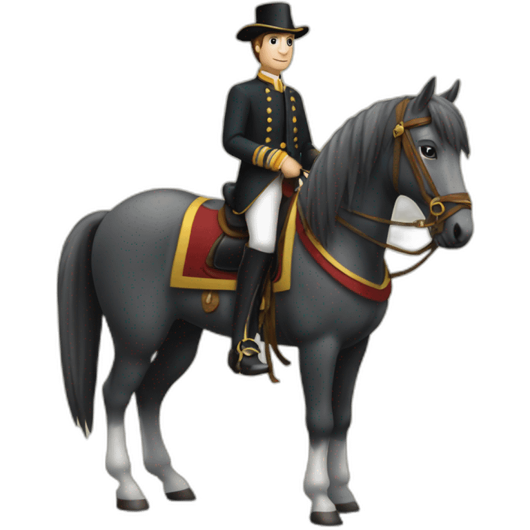 Cheval et son maitre emoji