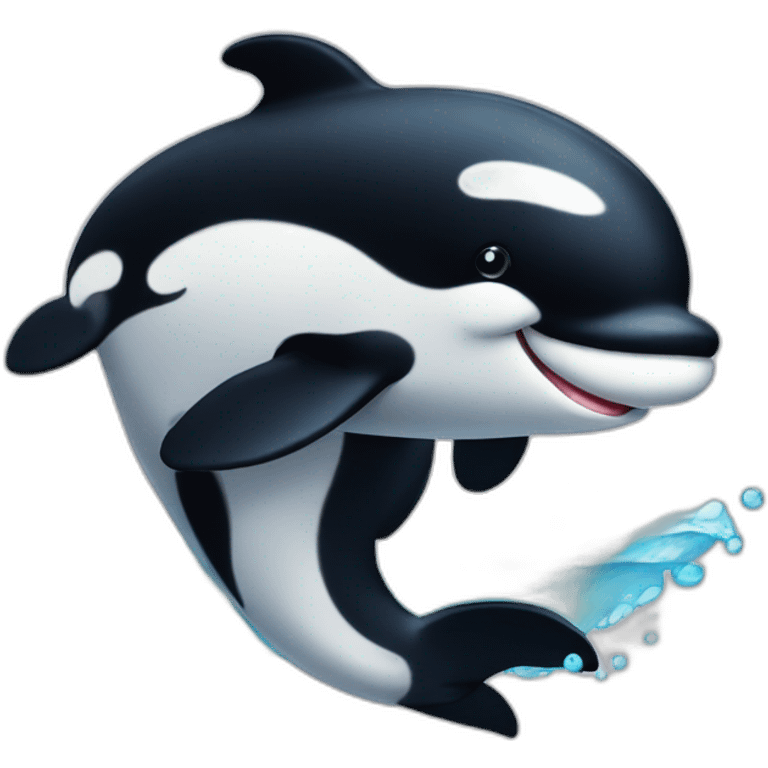 cute orca emoji