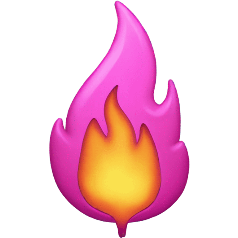 Pink flame iOS 18 emoji emoji