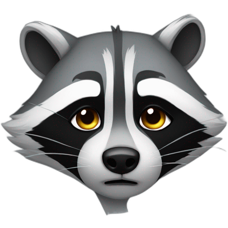 Sad Racoon emoji