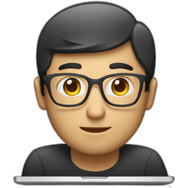 a man with laptop emoji