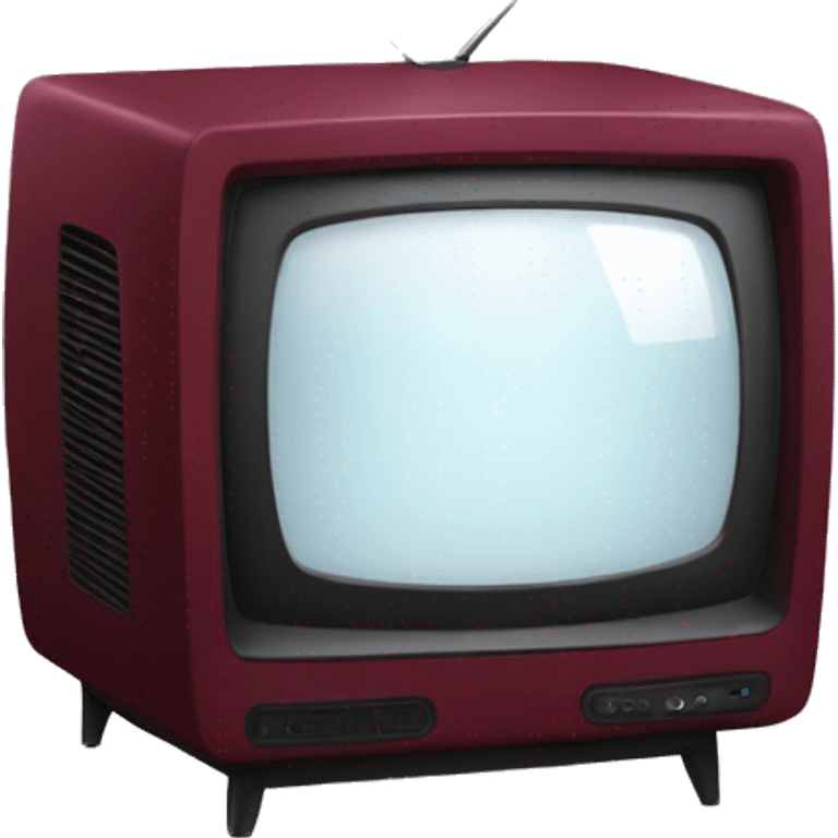 burgundy TV emoji